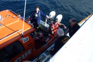 Paramedics and Crew board the Break O'Day