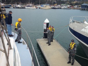 Shore party releases Freycinet from number one.