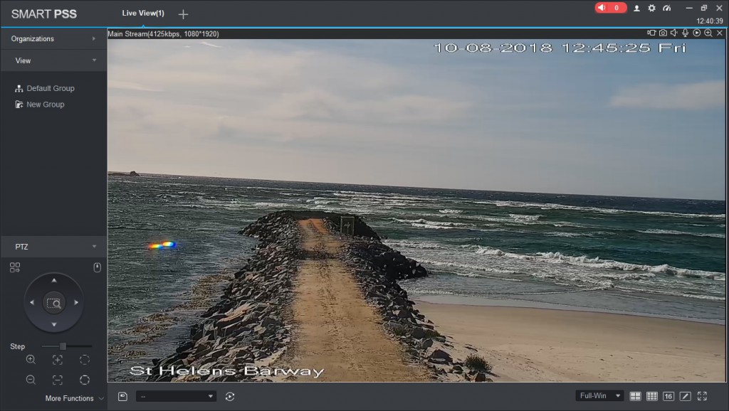 Barway Camera view along the Sea Wall